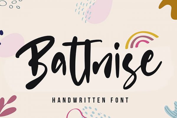 Battnise Free Handwritten Font
