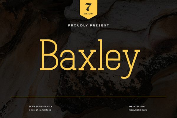 Baxley Slab Serif Font