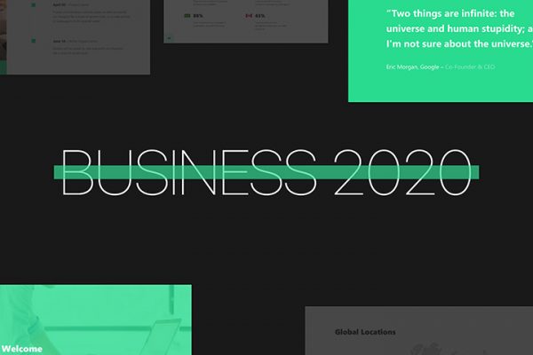 2020 Business Presentation Template