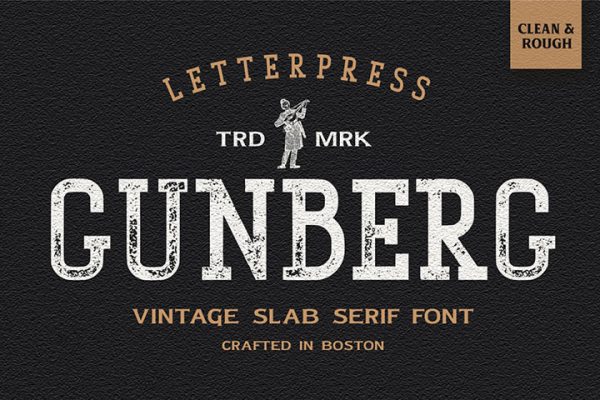 Free Gunberg Slab Serif
