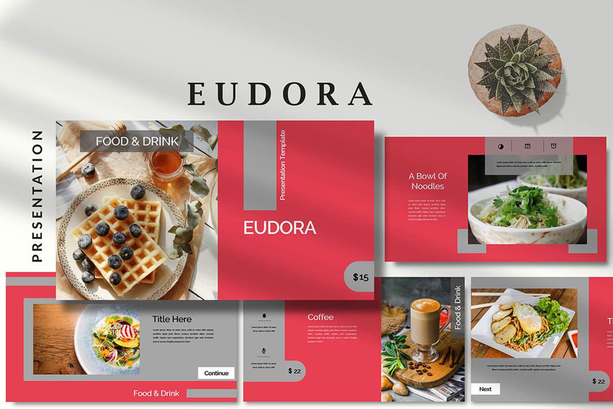 Eudora Food Powerpoint Template – Free Design Resources