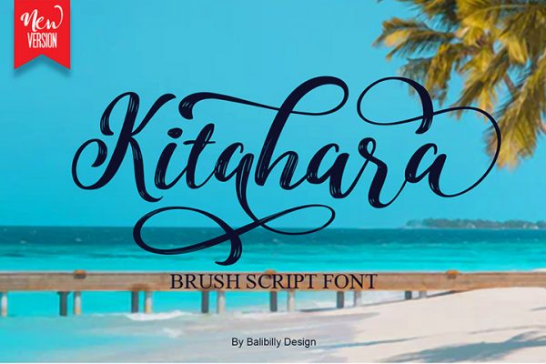 Free Kitahara Brush Script Font