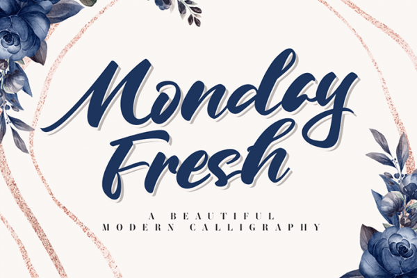 Monday Fresh Free Font