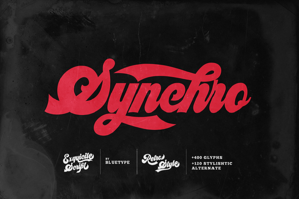 Synchro - Retro Bold Script