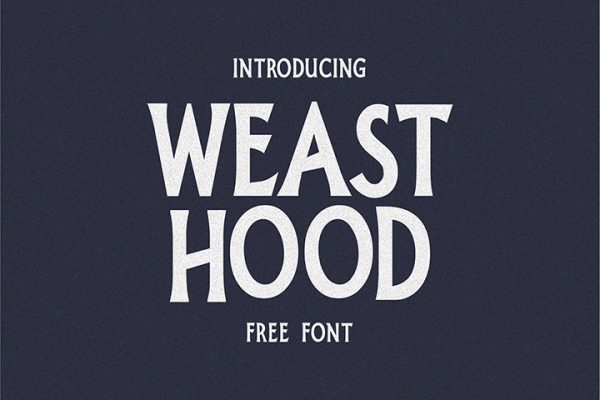 Weast Wood Free Font