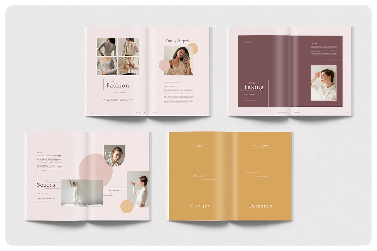 Dijon Editorial Lookbook Template – Free Design Resources