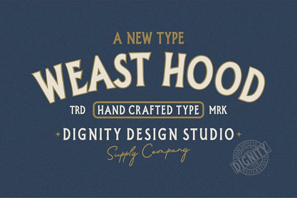 Weast Hood Free Font