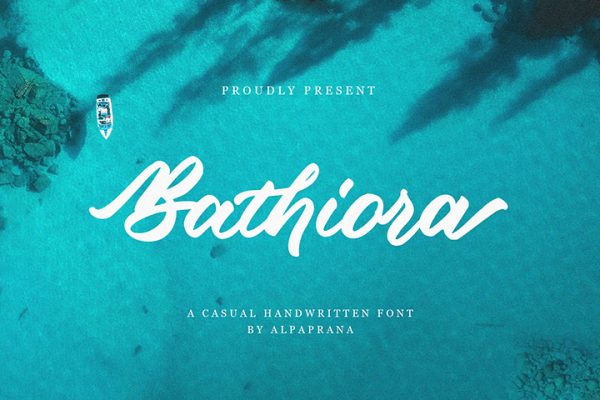 Bathiora Handlettering Font