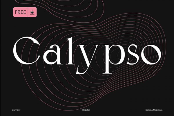 Calypso Free Display Font