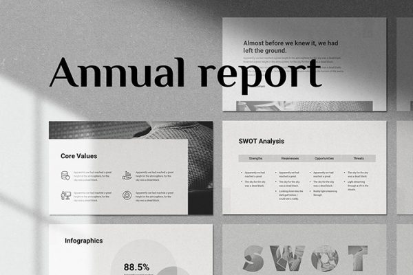 Free Annual Report Presentation Template