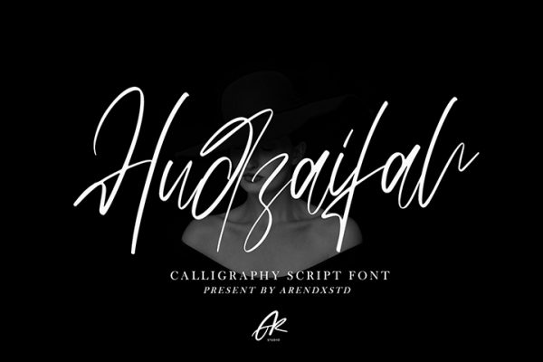 Hudzaifah Script Free Font