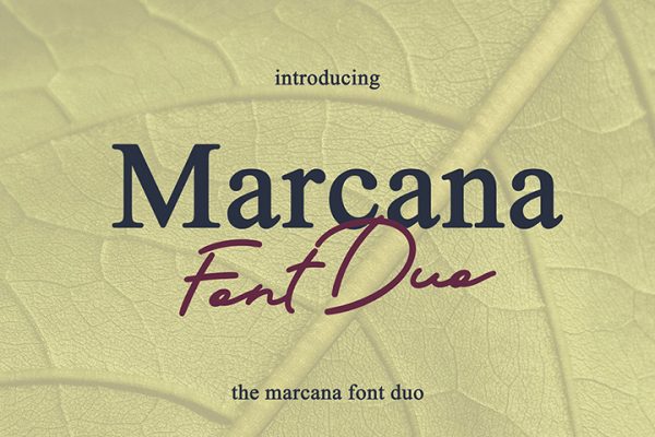 Marcana Free Font Duo