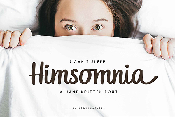 Himsomia Handwriting Font