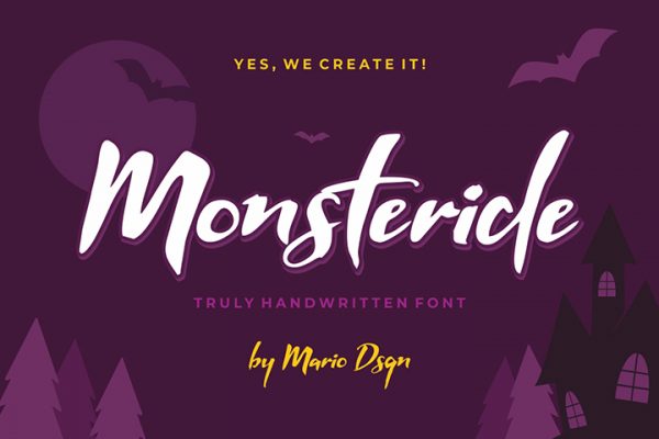Monsteride Handwritten Font