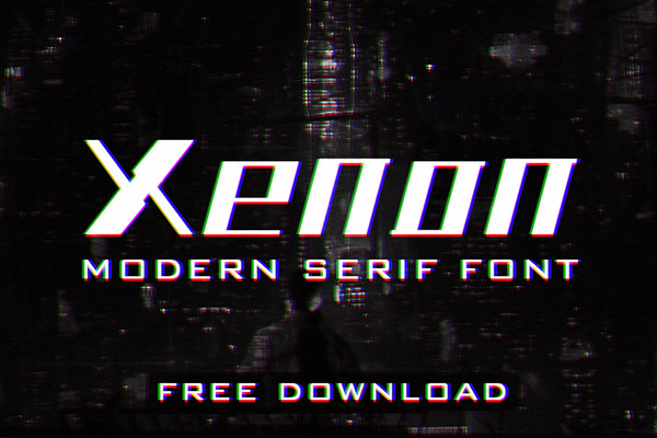 Xenon Modern Serif Font