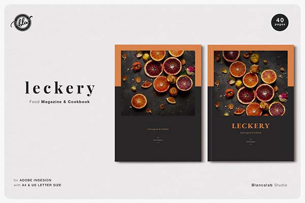 Leckery Food Magazine Template