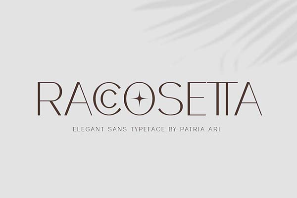 Raccosetta Display Sans Font