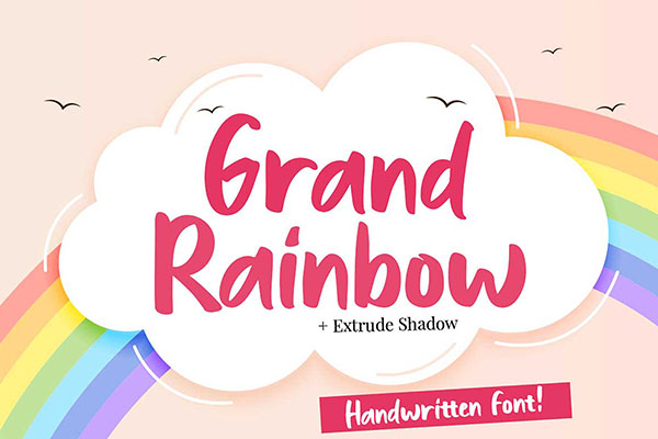 Grand Rainbow Script