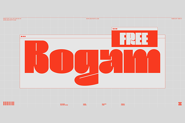 Bogam Free Display Typeface