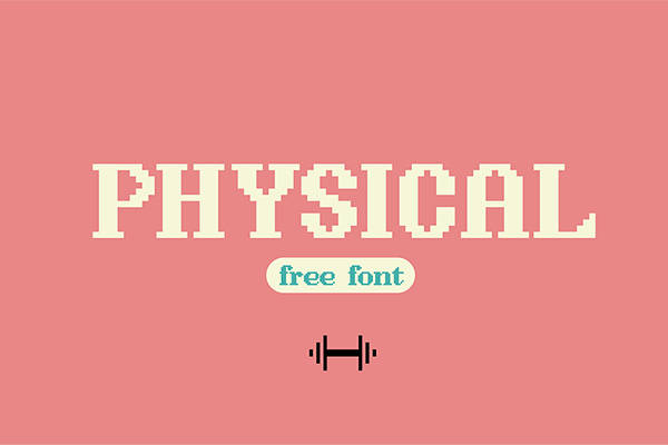 Physical - Free Pixel Font