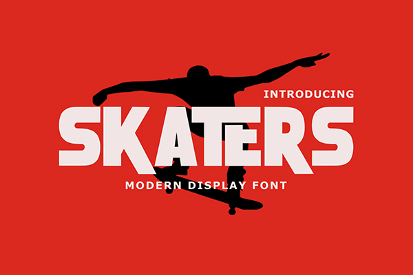 Skaters Modern Display Font
