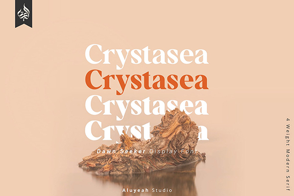 Crystasea Modern Display Serif