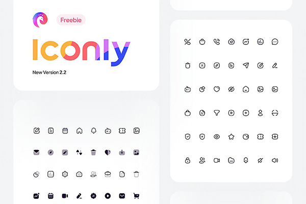 Iconly - 600+ Essential Icons