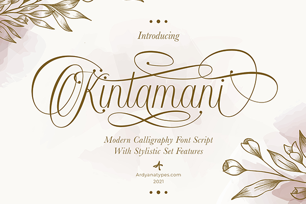 Kintamani Modern Calligraphy Script