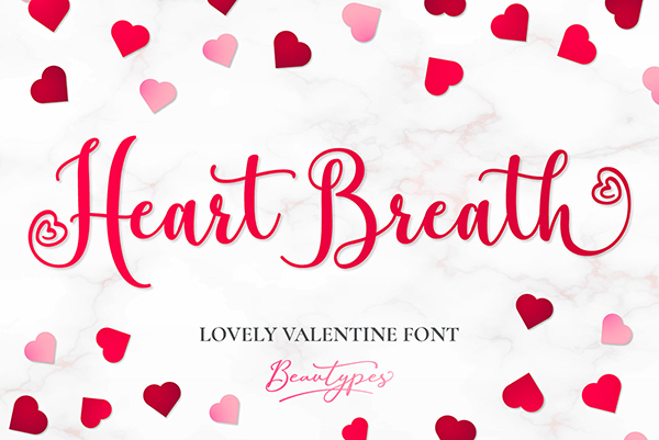 Heart Breath Lovely Font