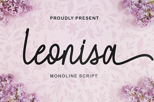 Leonisa Monoline Script Font