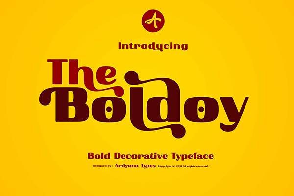 Boldoy - Decorative Typeface