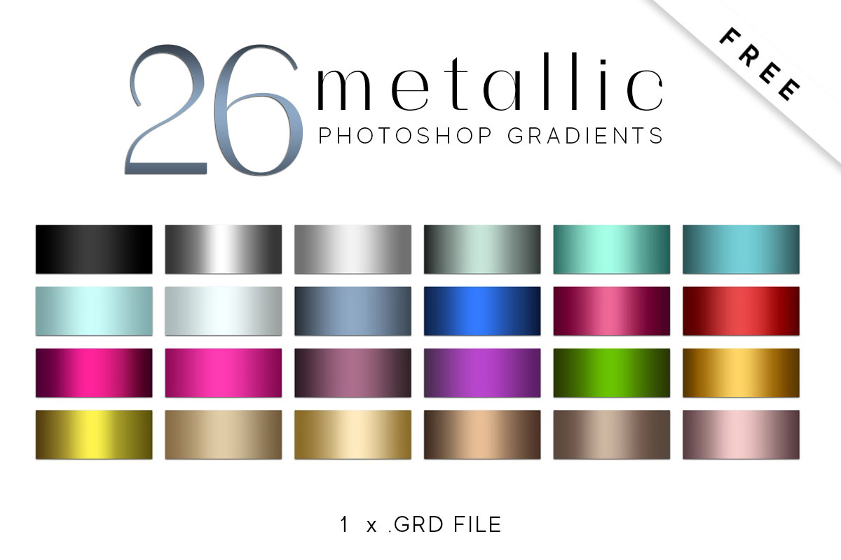 photoshop metal gradients free download