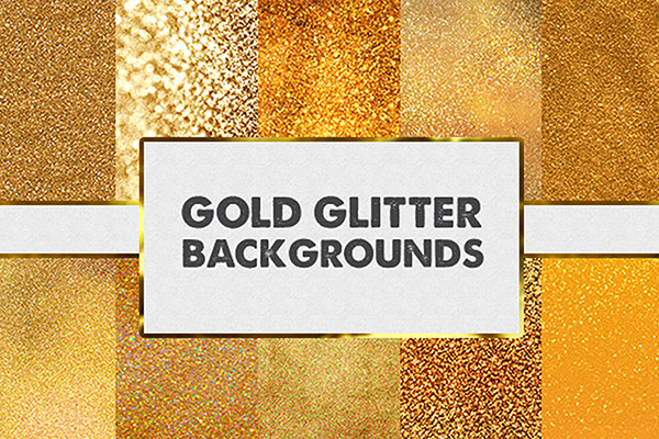 Free Gold Glitter Background