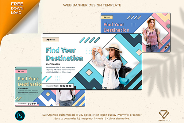 Free Traveling Banner Template