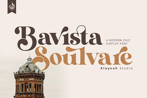 Bavista Soulvare Display Font