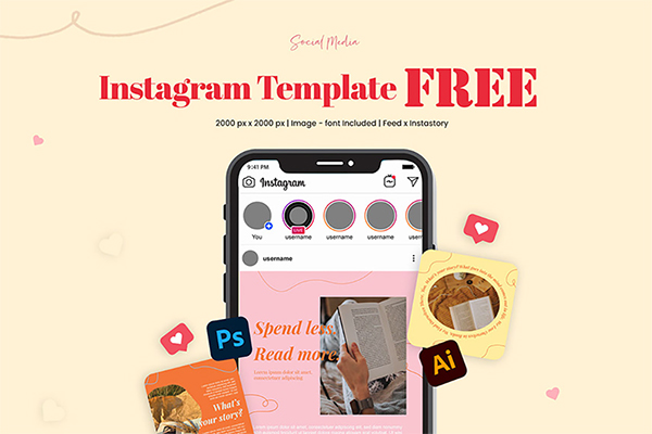 Free Beauty Instagram Template