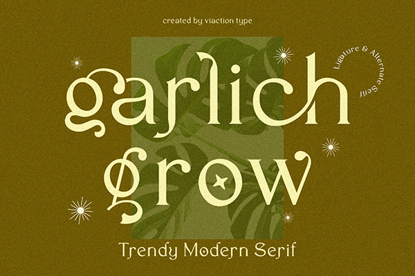 Garlich Grow Modern Serif