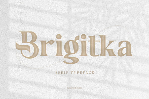 Brigitka Modern Serif Typeface
