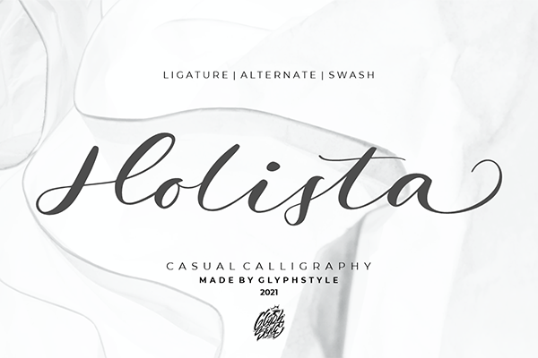 Holista Calligraphy Script Font