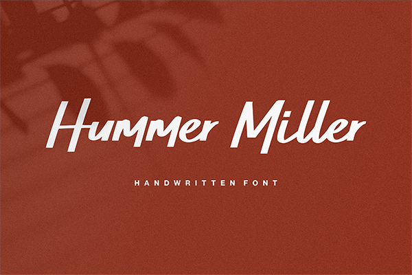 Hummer Miller Handwriting Font