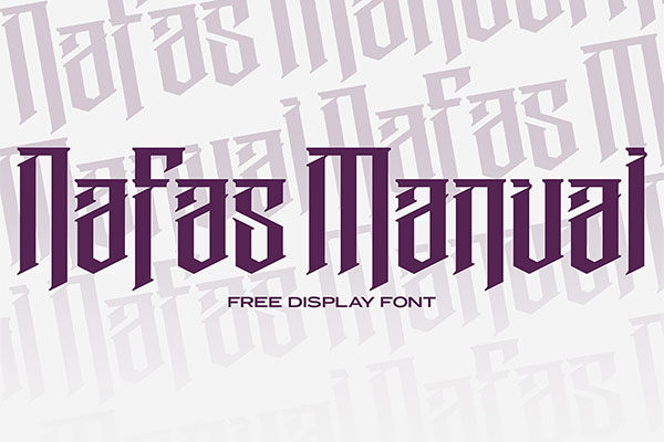 Nafas Manual - Free Font