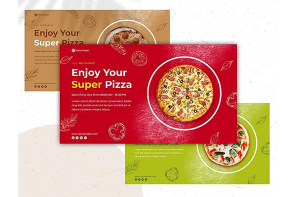 Free Pizza Banner Template