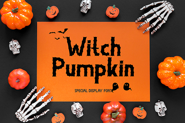 Witch Pumpkin Display Font