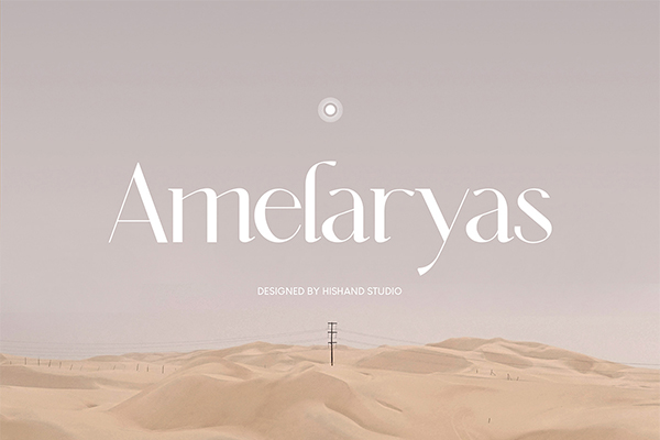 Amelaryas Display Serif Font