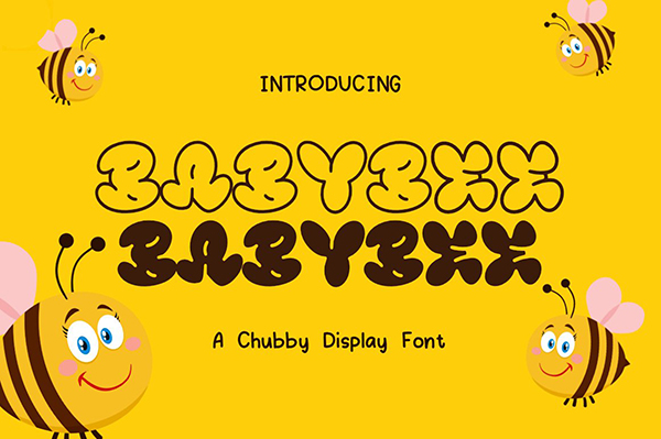 Babybee - Cute Display Font