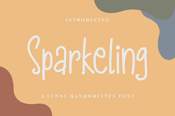 Sparkeling Display Font