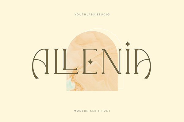 Allenia Luxurious Serif Font