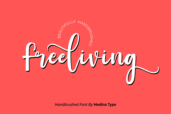 Freeliving Hand-brushed Font