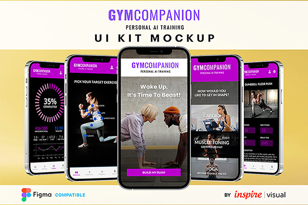 Gymcompanion - Fitness App UI-Kit