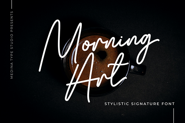 Morning Art Signature Font